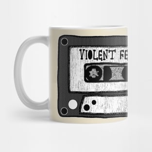 violent femmes cassette black and white Mug